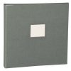 17 Rings Photo Album & Guest Book with book linen cover, grey | 4250053673379 | 353354