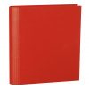 4 Rings Photo Ring Binder, expendable, efalin cover, red | 4250053633069 | 353300