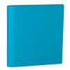 4 Rings Photo Ring Binder, expendable, efalin cover, turquoise | 4250053696958 | 353312