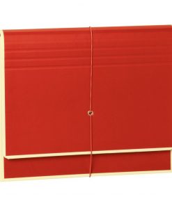 Accordion, file folder with 12 pockets, elastic band closure, red | 4250053658987 | 351979