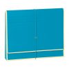 Accordion, file folder with 12 pockets, elastic band closure, turquoise | 4250053696767 | 351991