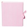 Album Medium, booklinen cover,80pages,cream white mounting board,glassine paper,Vichy pink | 4250053620861 | 351019