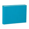 Album Small, 80p., cream white mountning board, glassine paper,book linen cover, turquoise | 4250053697030 | 350999