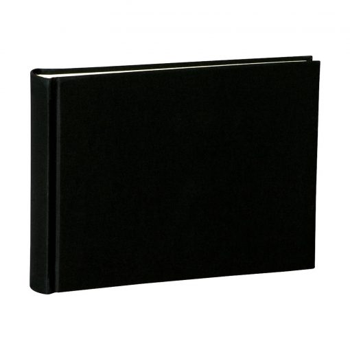 Album Small, 80pages, cream white mountning board, glassine paper,book linen cover, black | 4250053620076 | 350983