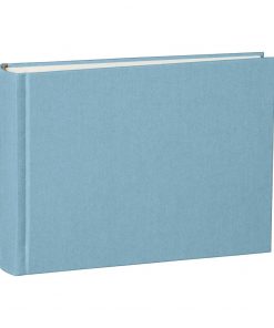 Album Small, 80pages, cream white mountning board, glassine paper,book linen cover, ciel | 4250053620090 | 350985