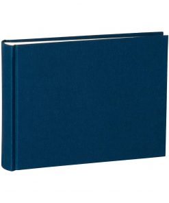 Album Small, 80pages, cream white mountning board, glassine paper,book linen cover, marine | 4250053620038 | 350978