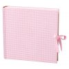 Album Xlarge,booklinen cover,130pages,cream white mounting board,glassine paper,Vichy pink | 4250053628508 | 351064