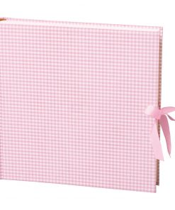 Album Xlarge,booklinen cover,130pages,cream white mounting board,glassine paper,Vichy pink | 4250053628508 | 351064