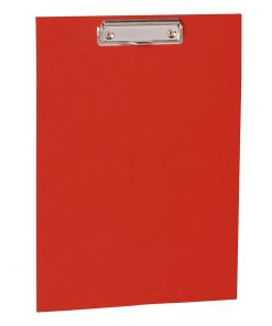 Clipboard with metal clip, efalin cover, red | 4250053631027 | 352764