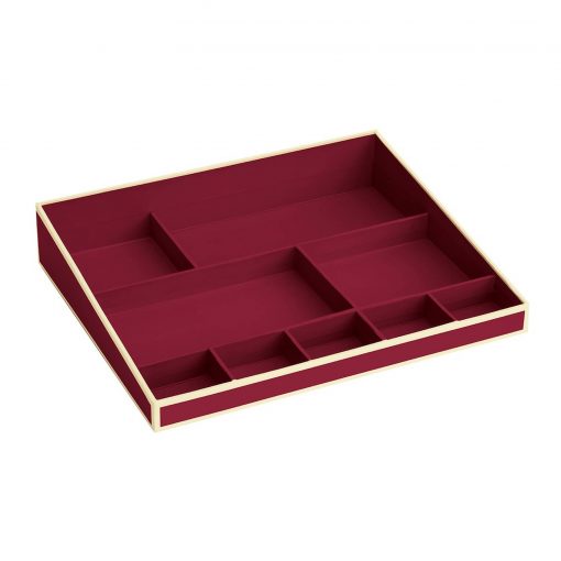Desktop Organizer, 9 compartments, burgundy | 4250540914732 | 352529