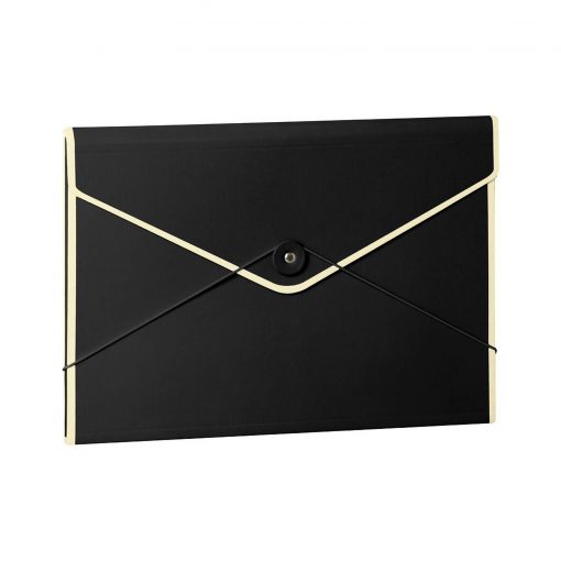 Envelope Folder with elastic band closure, black | 4250053631737 | 353194