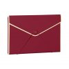 Envelope Folder with elastic band closure, burgundy | 4250053631713 | 353192