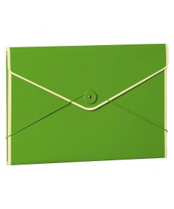 Envelope Folder with elastic band closure, lime | 4250053631775 | 353198