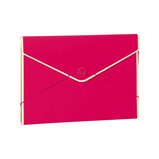 Envelope Folder with elastic band closure, pink | 4250053631720 | 353193