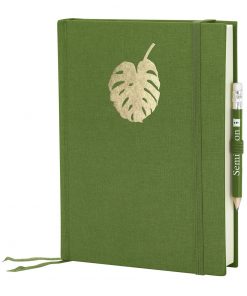 Grand Voyage Monstera gold embossing, plain, laid paper, 272 pages, irish | 4004117546242 | 359067