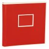 Jumbo Photo Album, size 30x30cm, photo mounting board, glassine paper, red | 4250053691731 | 351096