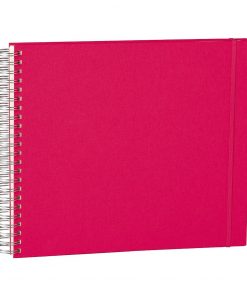 Maxi Mucho Album Cream, 90 cream white pages, book linen cover, pink | 4250540900681 | 352997