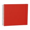 Maxi Mucho Album Cream, 90 cream white pages, book linen cover, red | 4250540900667 | 352995