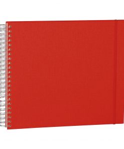 Maxi Mucho Album Cream, 90 cream white pages, book linen cover, red | 4250540900667 | 352995