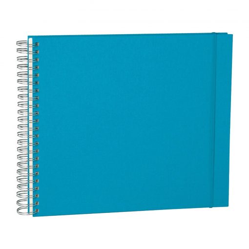 Maxi Mucho Album Cream, 90 cream white pages, book linen cover, turquoise | 4250540900780 | 353008