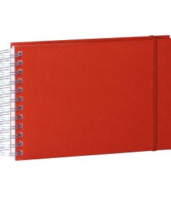 Mini Mucho Album Cream, 90 cream white pages, book linen cover, red | 4250540900834 | 353013