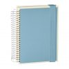 Mucho (A5) spiral-bound notebook, 330 pages, 3 different rulings, ciel | 4250053636954 | 351559