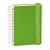Mucho (A5) spiral-bound notebook, 330 pages, 3 different rulings, lime | 4250053636978 | 351561