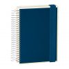 Mucho (A5) spiral-bound notebook, 330 pages, 3 different rulings, marine | 4250053636916 | 351553