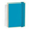 Mucho (A5) spiral-bound notebook, 330 pages, 3 different rulings, turquoise | 4250053696484 | 351566