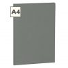 Notebook Classic (A4) book linen cover, 160 pages, plain, grey | 4250053616239 | 351242