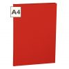 Notebook Classic (A4) book linen cover, 160 pages, plain, red | 4250053604960 | 351233