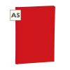 Notebook Classic (A5) book linen cover, 160 pages, plain, red | 4250053604328 | 351216