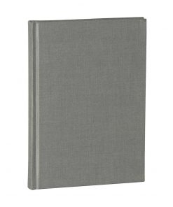 Notebook Classic (A5) dotted, book linen cover, 144 pages, grey | 4004117517730 | 356172