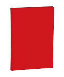 Notebook Classic (A5) dotted, book linen cover, 144 pages, red | 4004117517662 | 356165