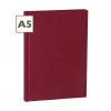 Notebook Classic (A5) ruled, book linen cover, 160 pages, burgundy | 4250053600672 | 350906