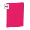 Notebook Classic (A5) ruled, book linen cover, 160 pages, pink | 4250053600689 | 350907