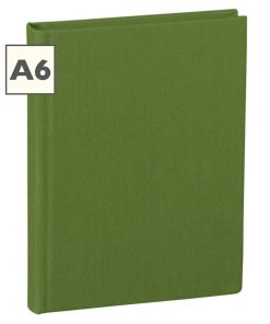 Notebook Classic (A6) book linen cover, 160 pages, plain, irish | 4250540923123 | 351204