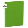 Notebook Classic (A6) book linen cover, 160 pages, plain, lime | 4250053604038 | 351207