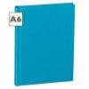 Notebook Classic (A6) book linen cover, 160 pages, plain, turquoise | 4250053696279 | 351213