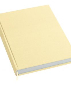 Notebook History Classic (A4) book linen cover, 160 pages, plain, chamois | 4250053645284 | 351260