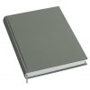 Notebook History Classic (A4) book linen cover, 160 pages, plain, grey | 4250053616185 | 351258