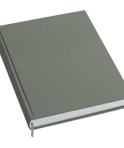 Notebook History Classic (A4) book linen cover, 160 pages, plain, grey | 4250053616185 | 351258