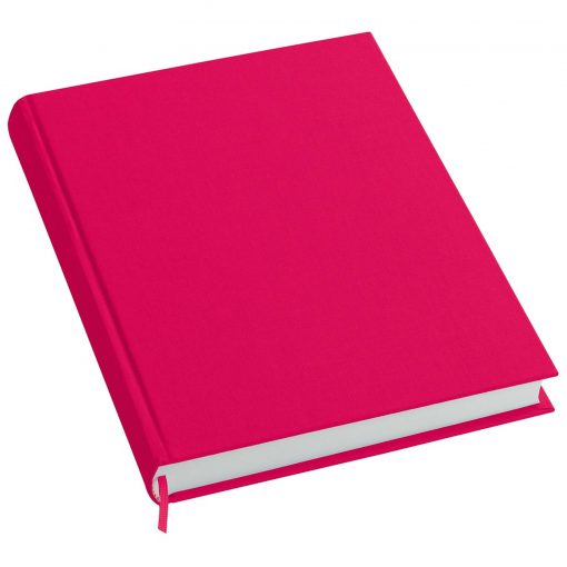 Notebook History Classic (A4) book linen cover, 160 pages, plain, pink | 4250053606261 | 351251