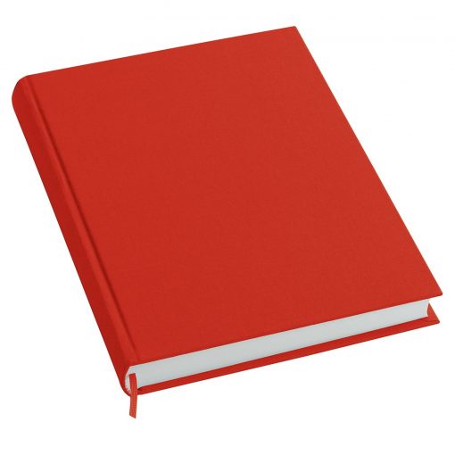 Notebook History Classic (A4) book linen cover, 160 pages, plain, red | 4250053606247 | 351249