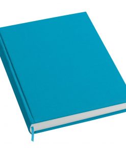 Notebook History Classic (A4) book linen cover, 160 pages, plain, turquoise | 4250053696323 | 351262