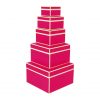 Set of 5 Gift Boxes, pink | 4250053641729 | 352074