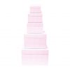 Set of 5 Gift Boxes, Vichy pink | 4250053692684 | 352193