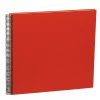 Spiral Album Economy Large,50 cream white pages,photo mounting board, efalin cover, red | 4250540901008 | 352930