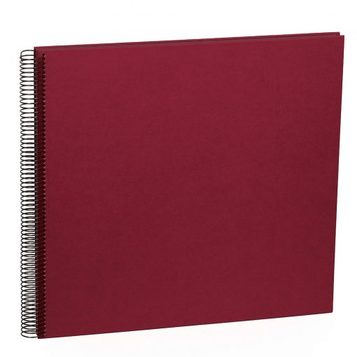 Spiral Album Economy Large Black, 50black pages,photo mounting board,efalin cover,burgundy | 4250053626917 | 352901