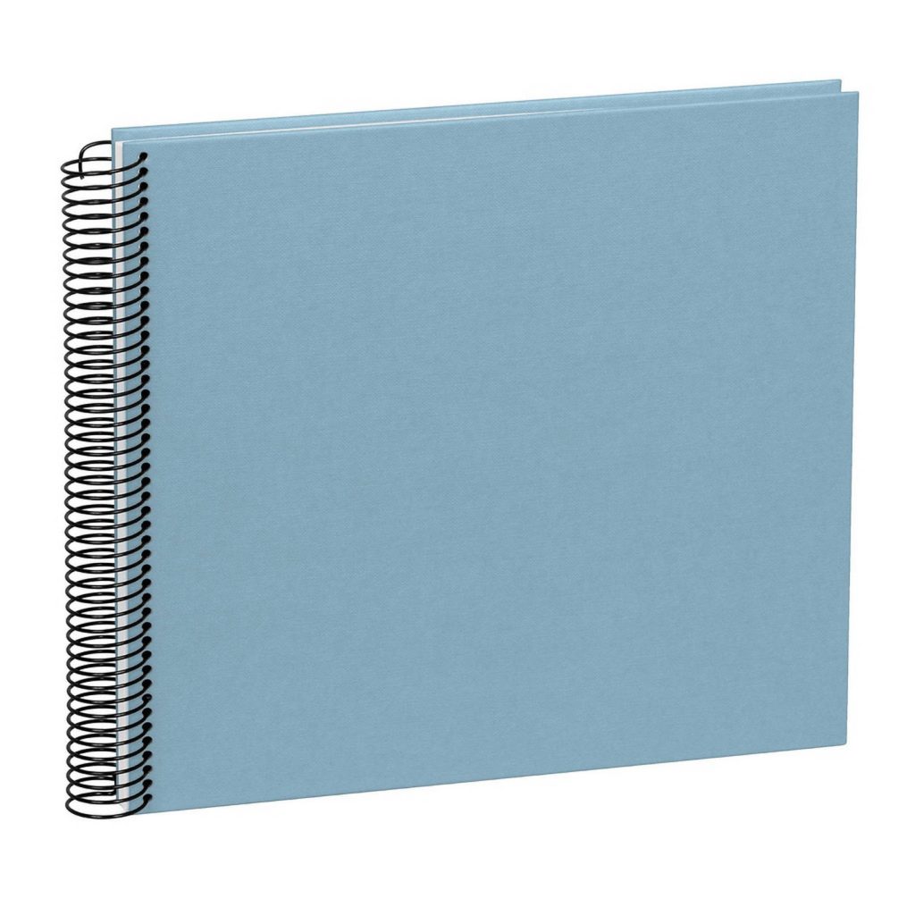 Album Fotografico A Spirale Semikolon Economy Medium – 23×22,3 Cm – 40 Pagine Nere – Blu Navy - 3